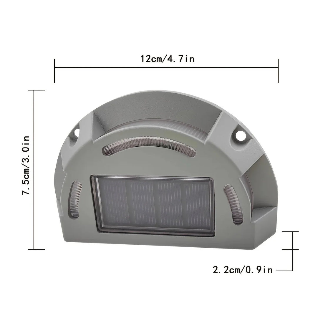 BowLift | Lumivance Solar-Step Light 2-in-1 | Warm White & Cool White | Waterproof IP65 | For Outdoors, Steps, Pathways & Driveway