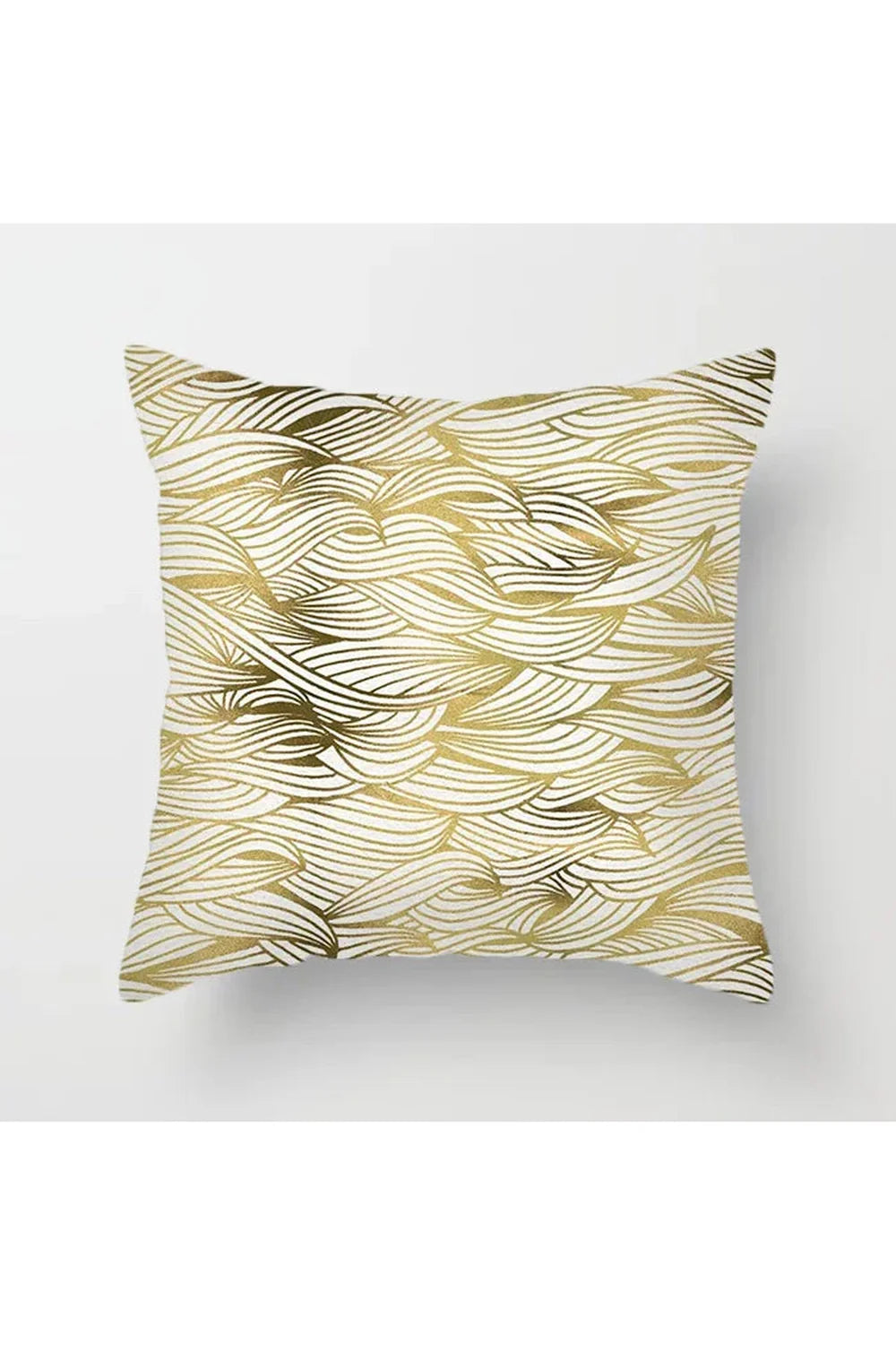 Yellow Leaf Polyester Pillowcase | Bowlift