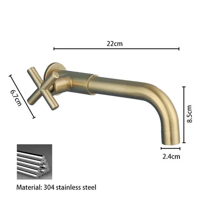 BowLift | Luxury Wall Faucet with Waterfall Design for Bathroom Renovation