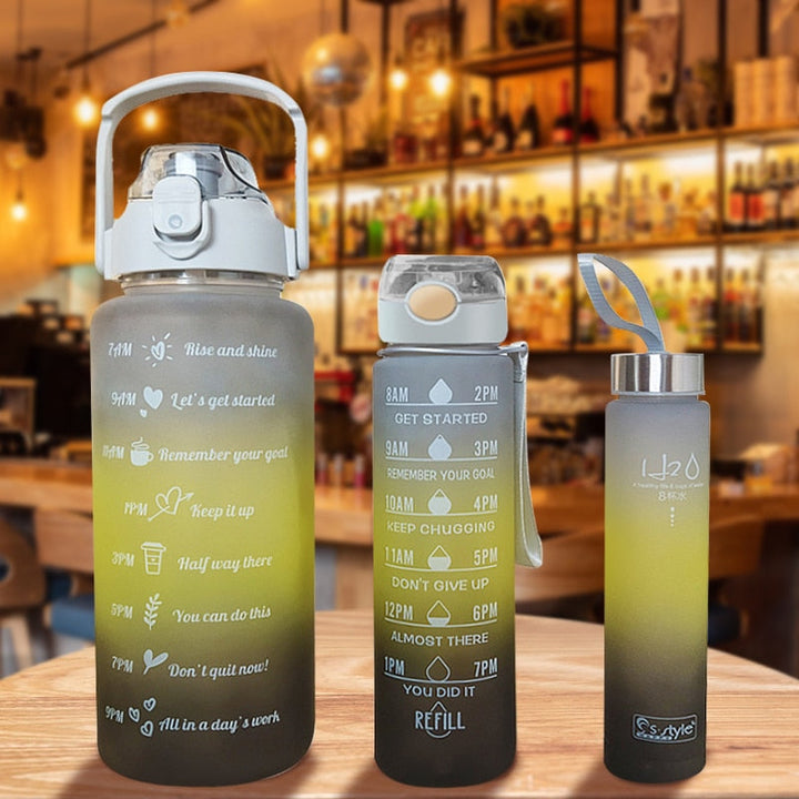 All Day Hydrate Time Marker Water Bottle | Bowlift