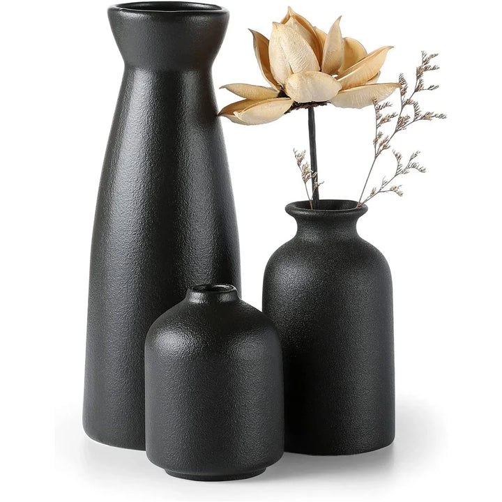 Aardstijl Ceramic Vase Set of 3 for Modern Boho Interiors | Bowlift