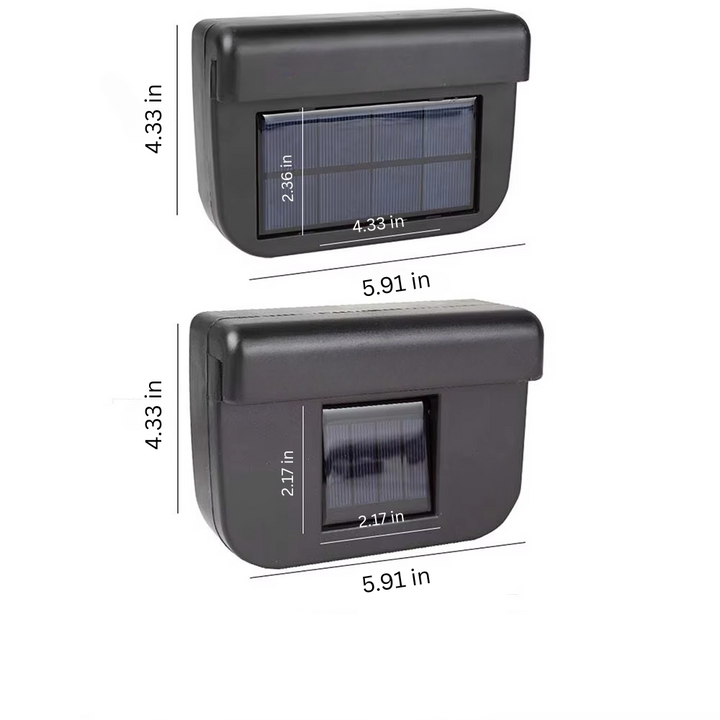 Solar-Powered Car Ventilation Fan for Odor and Smoke Elimination | Bowlift