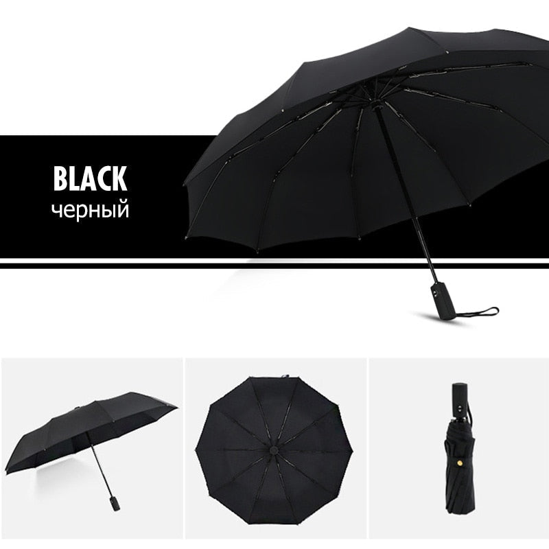BowLift | StormShield Automatic Umbrella – Windproof Storm Umbrella with Reversed Closing Mechanism