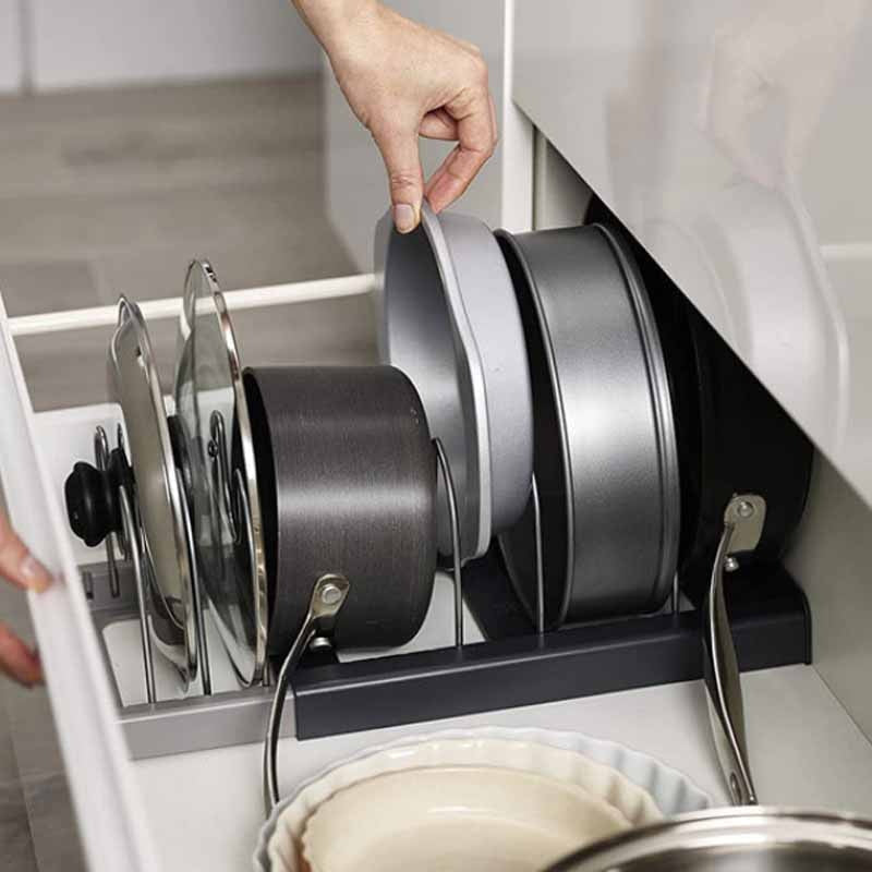 KitchenMaster Organizer - Solution for Cluttered Cabinets Bowlift