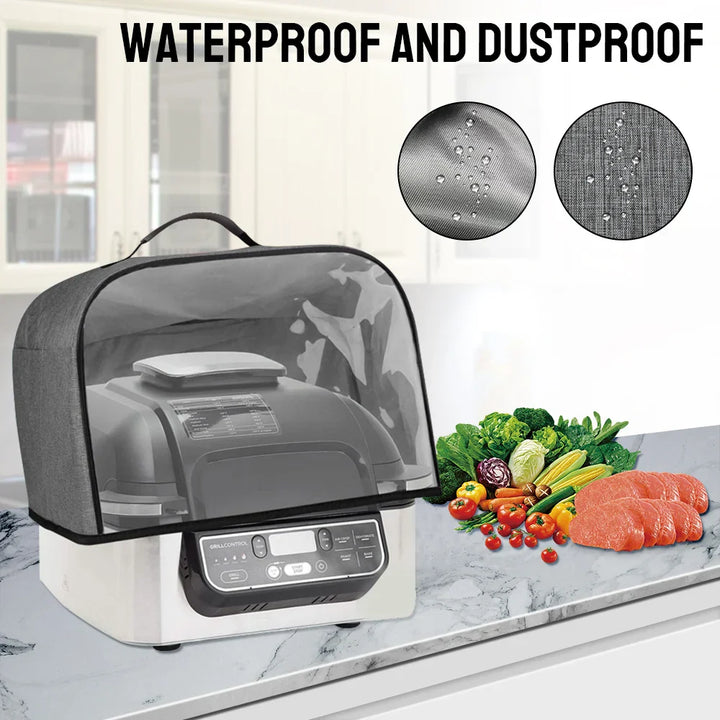 BowLift | Kitchen Protection Toaster & Airfryer Cover | Dust Protection with Pockets | Waterproof & Wipeable | For Ninja Foodi Grill, Airfryer, Toaster & Microwave