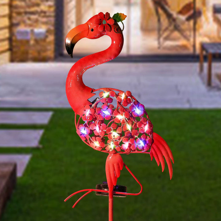 Solar Flamingo Lawn Light - Outdoor Garden Waterproof