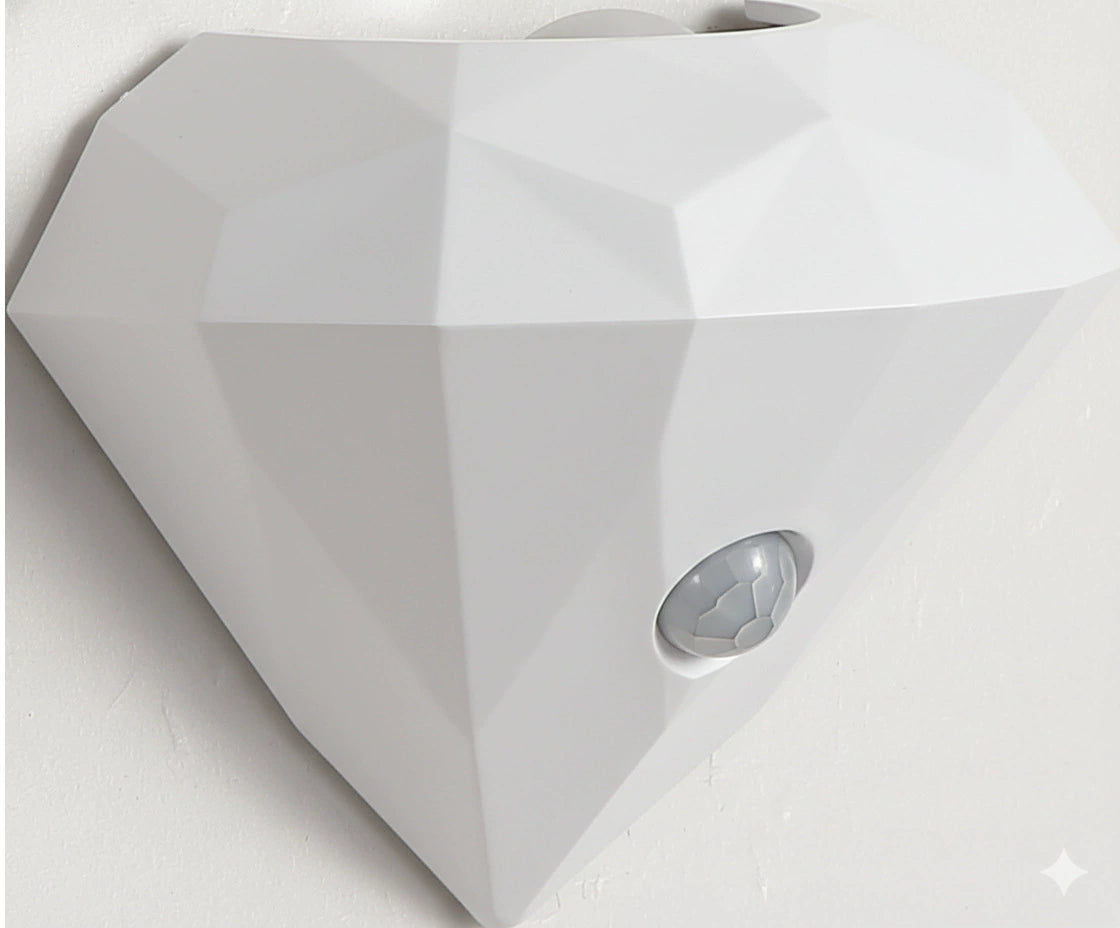 Premium Diamond Wall Lamp Night Light Motion-Sensing Magnetic Dimmable