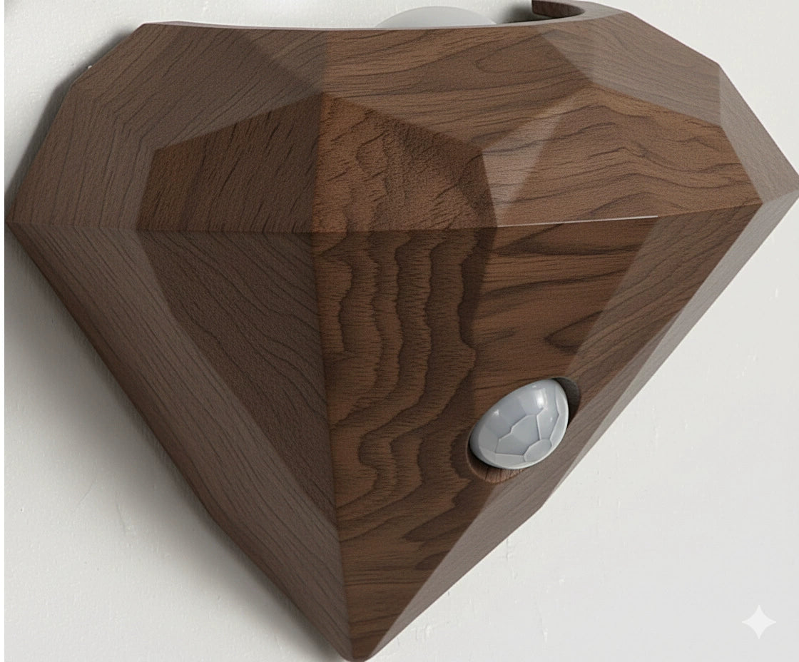 Premium Diamond Wall Lamp Night Light Motion-Sensing Magnetic Dimmable