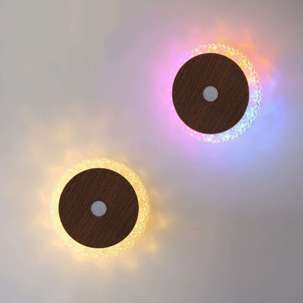 Smart Rechargeable Motion-Sensing Wall Lamp Hotel Bedside Ambient Night Light No-Drill Wall Light