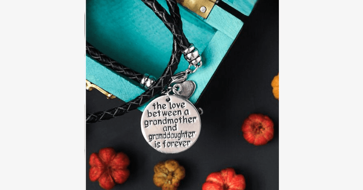 BowLift | The love between a grandmother and granddaughter is forever - hand-stamped wristwatch