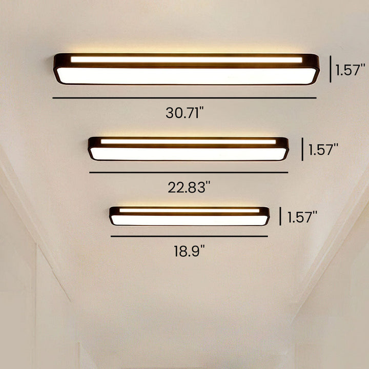 BowLift | Minimalist LED Ceiling Lamp made of Iron and Acrylic
