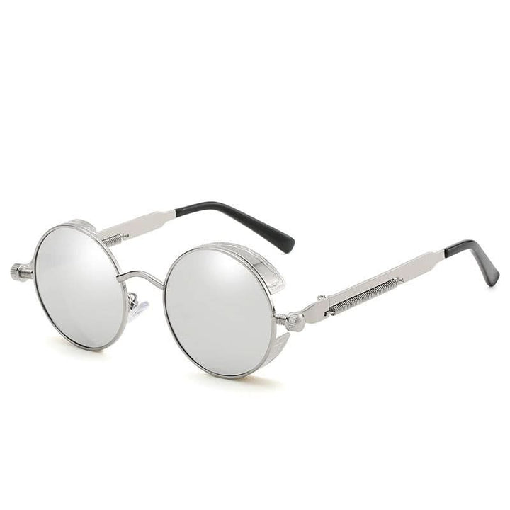 BowLift | Vintage Round Steampunk Sunglasses Polarized UV400
