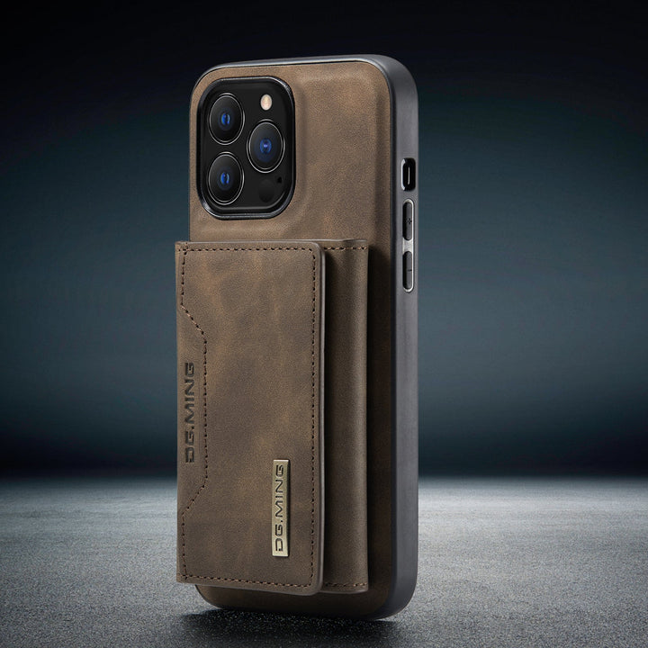 BowLift | 2 in 1 detachable leather wallet case for iPhone