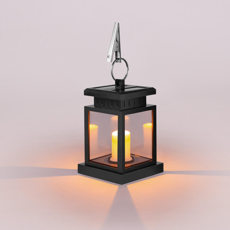 BowLift | Solar Retro Candle Lantern LED Outdoor Hanging Light