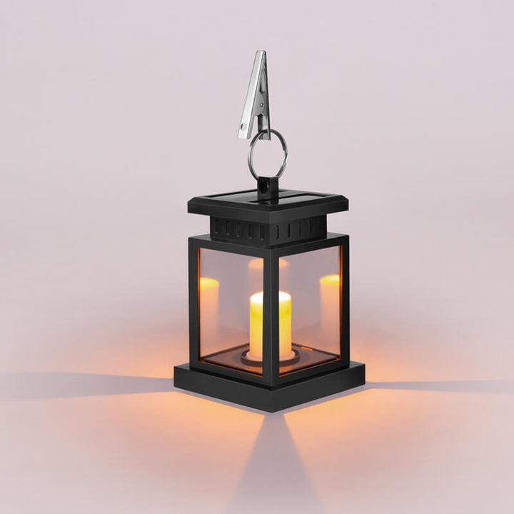 BowLift | Solar Retro Candle Lantern LED Outdoor Hanging Light