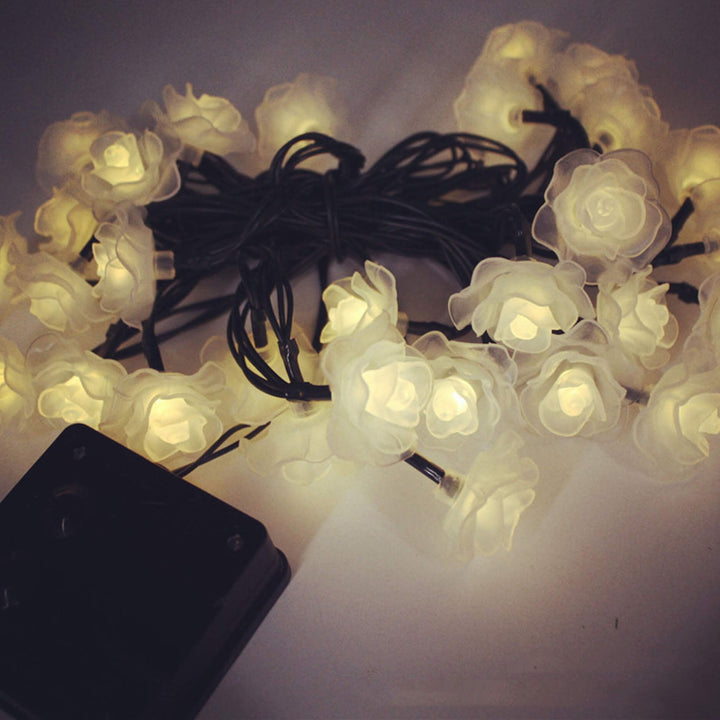 BowLift | Solar Rose String Lights Outdoor Waterproof LED Decorative String Lights