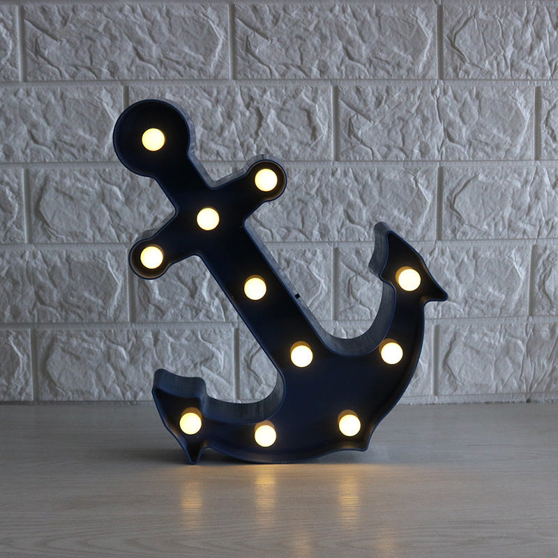 BowLift | Scandinavian modern Boat Anchor ABS Battery LED Wall Sconce Lamp
