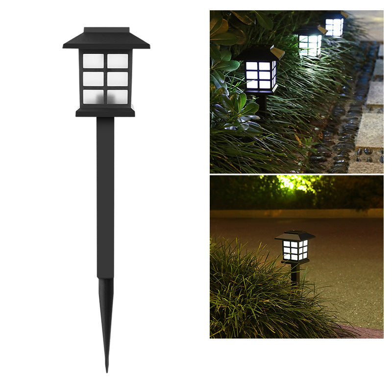 Traditional Rustic Waterproof Solar House ABS LED Outdoor Landscape Light For Garden | Bowlift