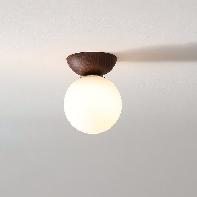 BowLift | Hikari Japanese LED Ceiling Light – Minimalist Wooden Frame Zen Lamp