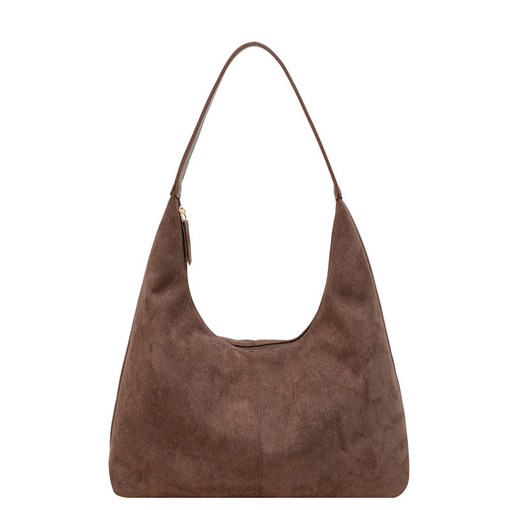 BowLift | Suede messenger bag with large capacity