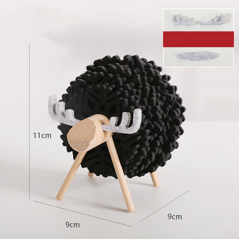 BowLift | Felt Sheep Coaster Set