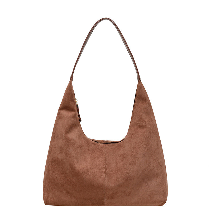 BowLift | Suede messenger bag with large capacity