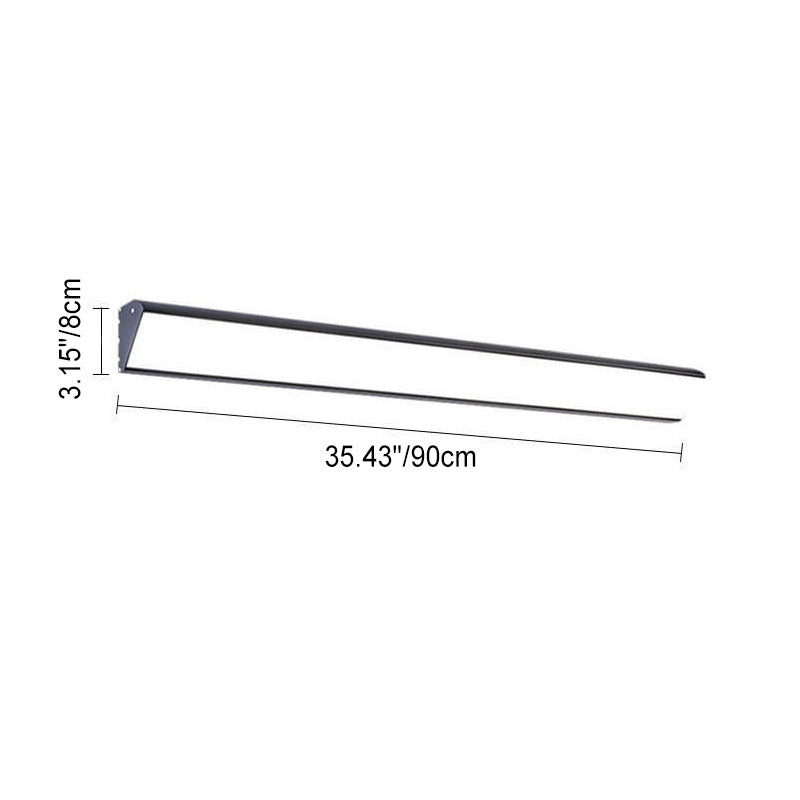 BowLift | AquaBar Modern LED Outdoor Wall Light | Aluminum & Acrylic | Durable & Waterproof | Warm White | Various Sizes