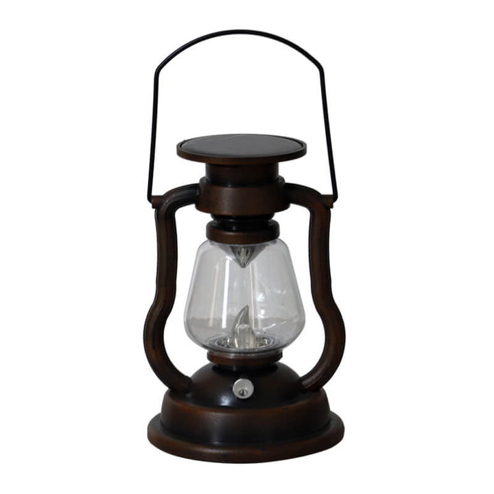 Solar Retro Kerosene Lamp Horse Lamp LED Outdoor Garden Patio Decoration Portable Flame Candle Light | Bowlift
