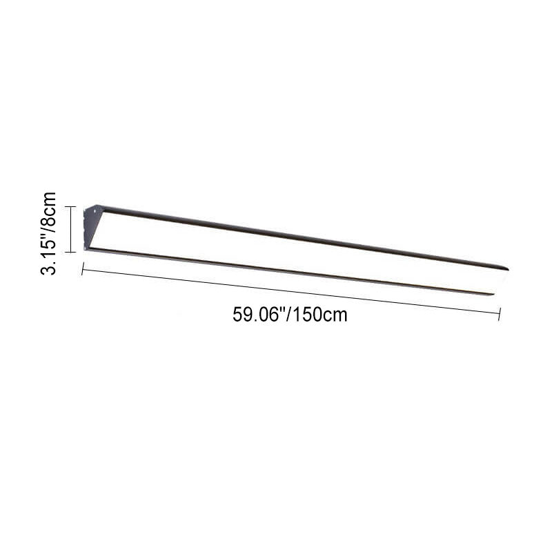 BowLift | AquaBar Modern LED Outdoor Wall Light | Aluminum & Acrylic | Durable & Waterproof | Warm White | Various Sizes