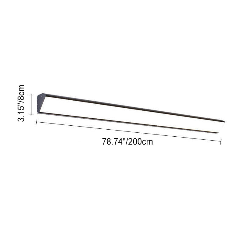 BowLift | AquaBar Modern LED Outdoor Wall Light | Aluminum & Acrylic | Durable & Waterproof | Warm White | Various Sizes