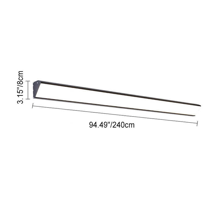 BowLift | AquaBar Modern LED Outdoor Wall Light | Aluminum & Acrylic | Durable & Waterproof | Warm White | Various Sizes