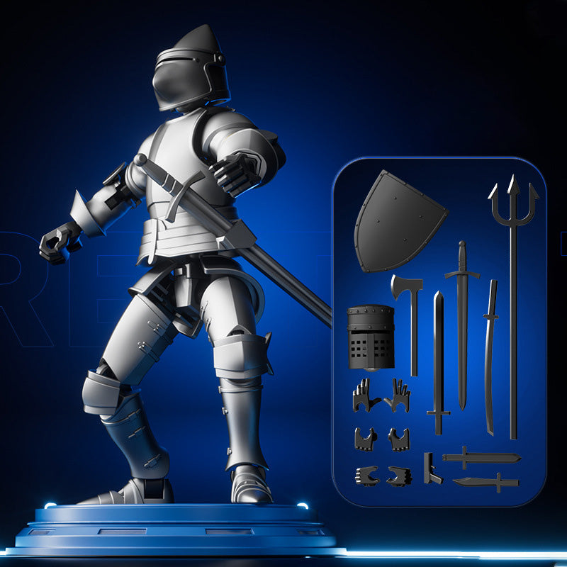 BowLift | DIY Medieval Warrior Strong Magnetic Removable Articulated Doll
