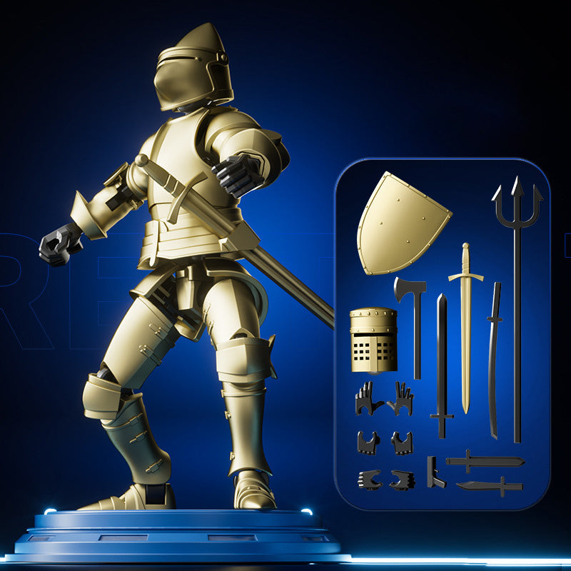 BowLift | DIY Medieval Warrior Strong Magnetic Removable Articulated Doll