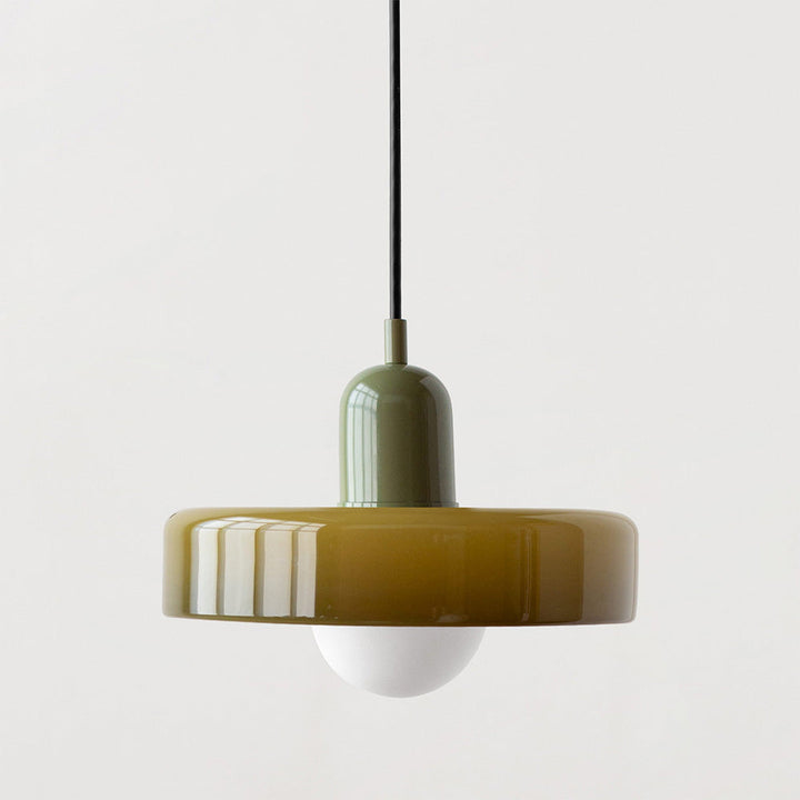BowLift | Bauhaus Pendant Light made of Colored Glass