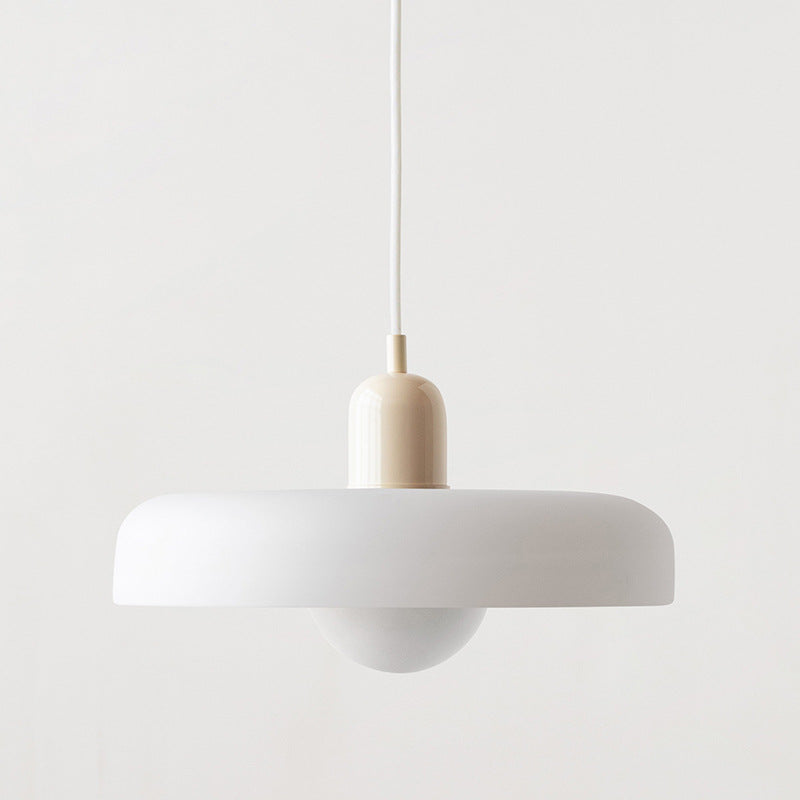 BowLift | Coloured Glass Pendant Light – Elegant Bauhaus-Style Hanging Lamp for Living Room & Dining Area