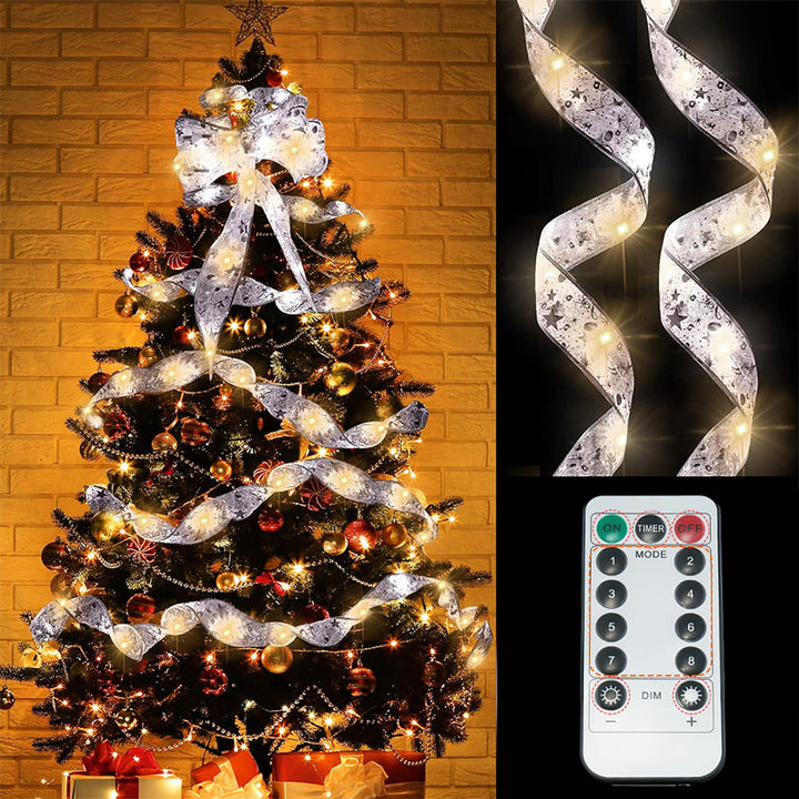 BowLift | Ribbon Christmas tree decorative lights