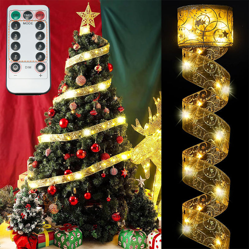 BowLift | Ribbon Christmas tree decorative lights