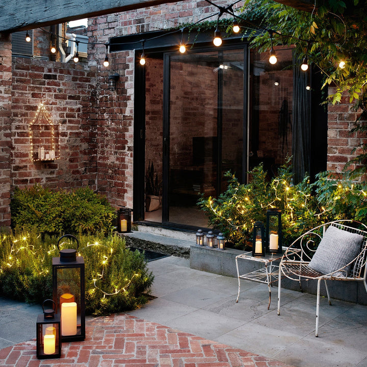 BowLift | 100er LED Micro Solar String Lights warm white