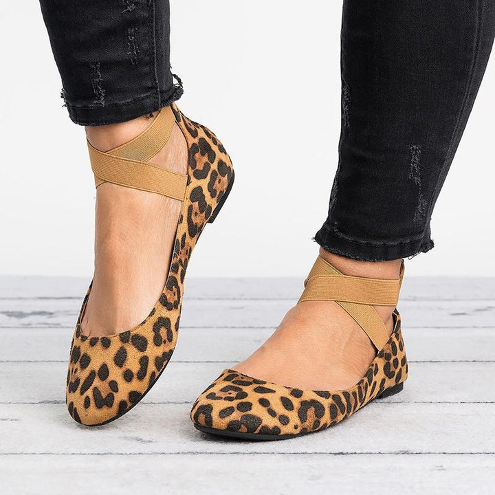 BowLift | Women Pu Nubuck Flat Casual Ballerina Shoes