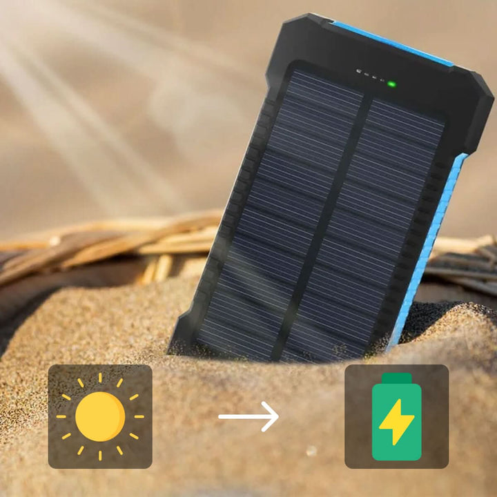 BowLift | Waterproof Solar Power Bank with 30000mAh for Outdoor Adventures