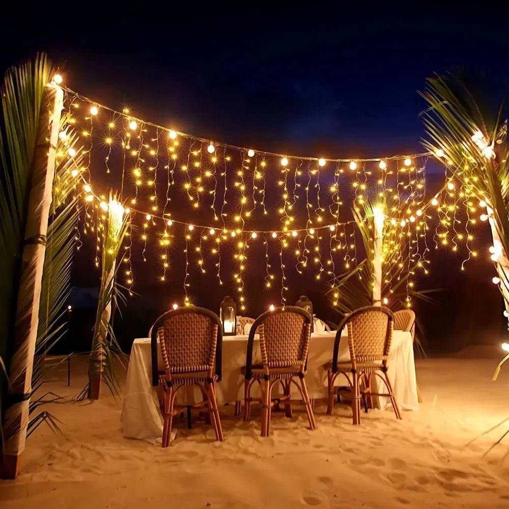 BowLift | LED Curtain String Lights for Magical Holiday Decoration