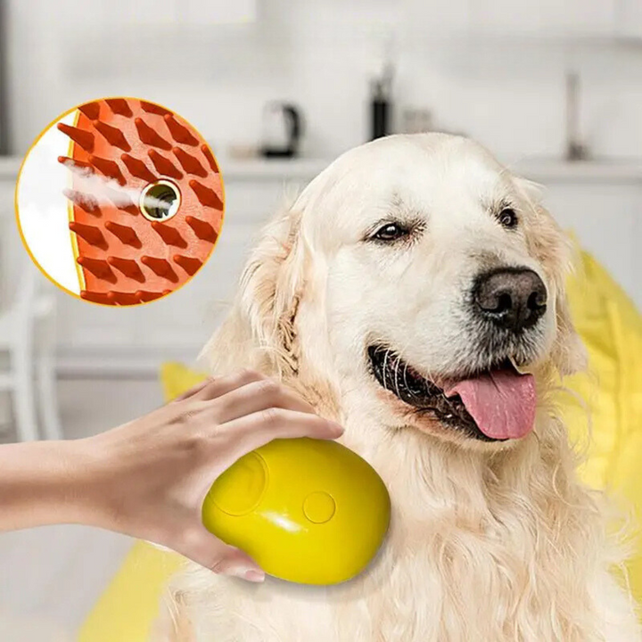 Steam Brush For Pets Bowlift
