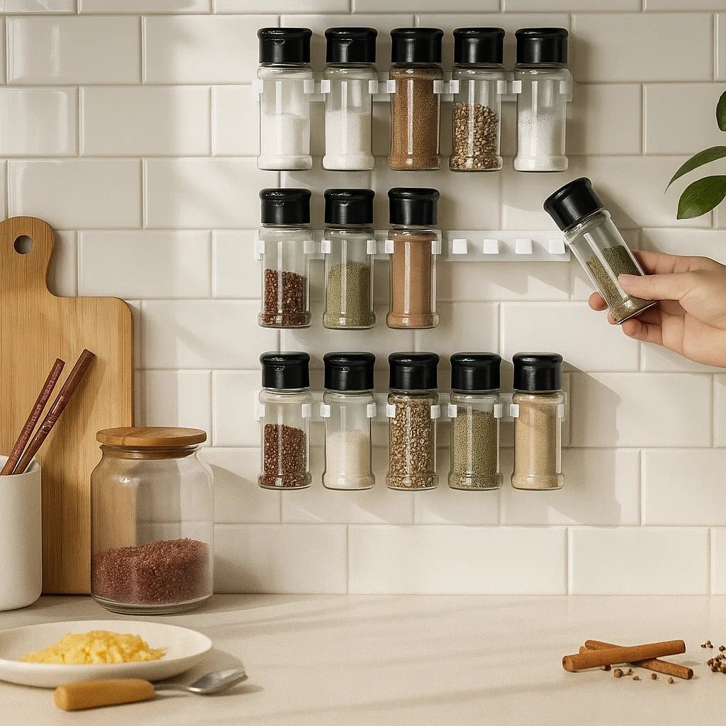 BowLift | Self-adhesive, wall-mounted spice rack for a tidy kitchen