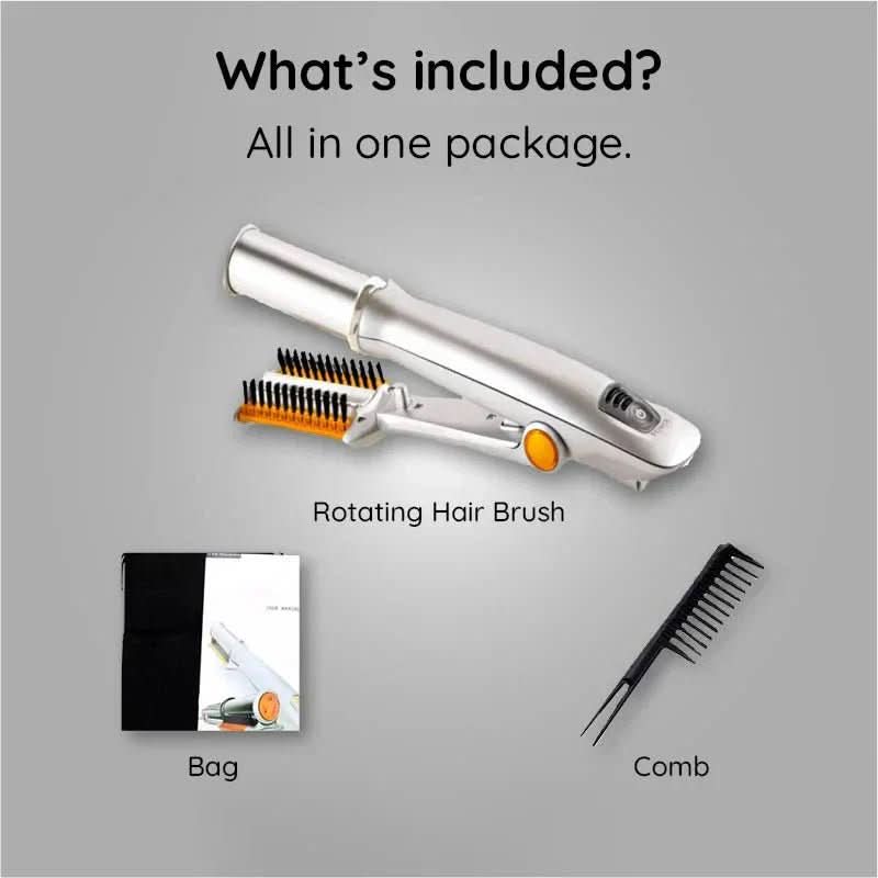 BowLift | 2-in-1 Rotating Hair Brush for Styling and Smoothing