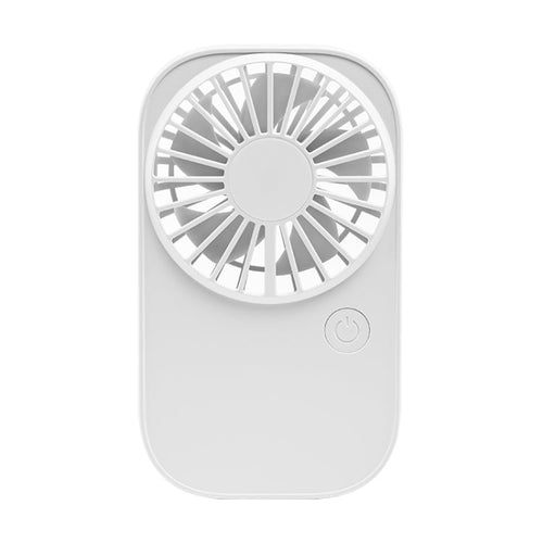 F11 Portable Rechargeable Hanging Neck Fan Cooling Handheld Fan 3 Speeds Desk Fan(White) | Bowlift
