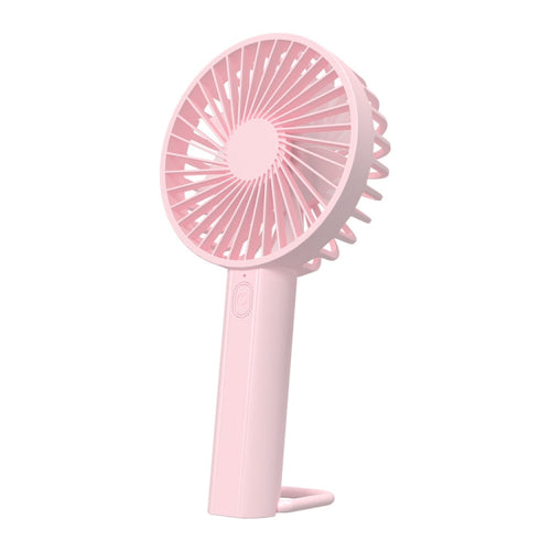 F35 With Hanging Hole Rechargeable Cooling Fan Powerful Handheld Fan 1200mAh Desk Fan(Pink) | Bowlift