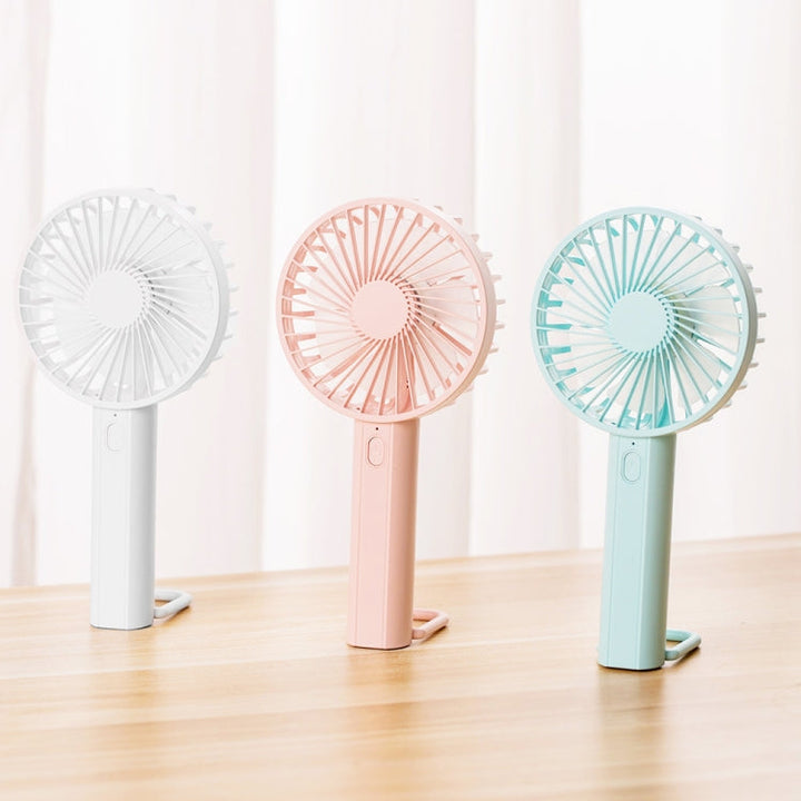 F35 With Hanging Hole Rechargeable Cooling Fan Powerful Handheld Fan 1200mAh Desk Fan(White) | Bowlift
