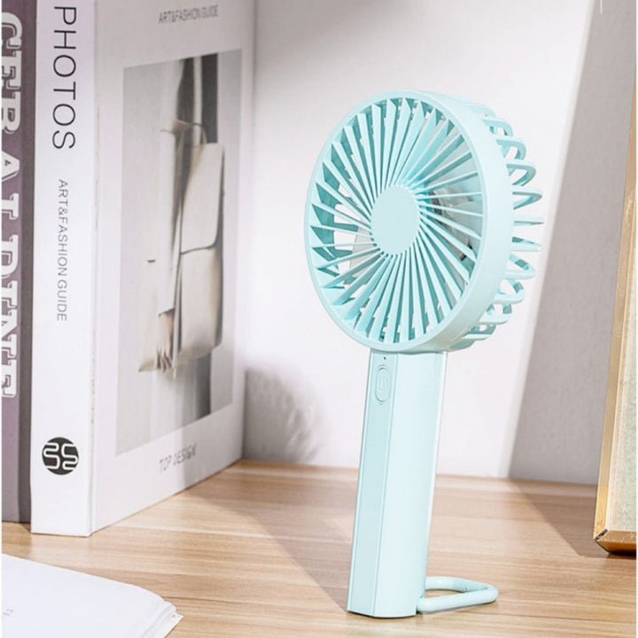 F35 With Hanging Hole Rechargeable Cooling Fan Powerful Handheld Fan 1200mAh Desk Fan(Pink) | Bowlift