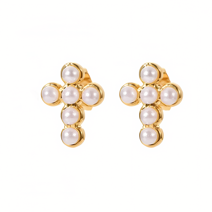 BowLift | Dainty Cross Stud Earrings