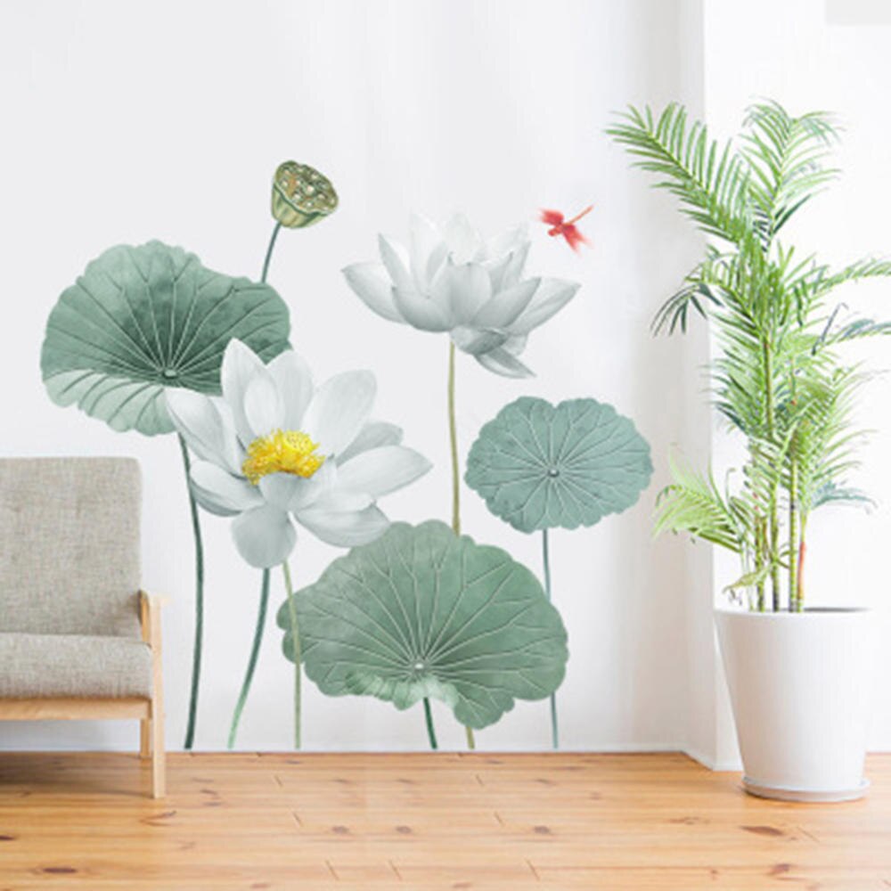 BowLift | Modern Blossom Lotus Self-Adhesive Wall Sticker